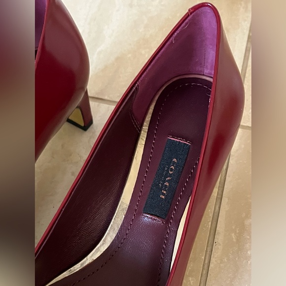 Lawrence Box Heel in Calf leather, Coach - Picture 6 of 14